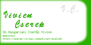 vivien cserep business card