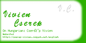 vivien cserep business card